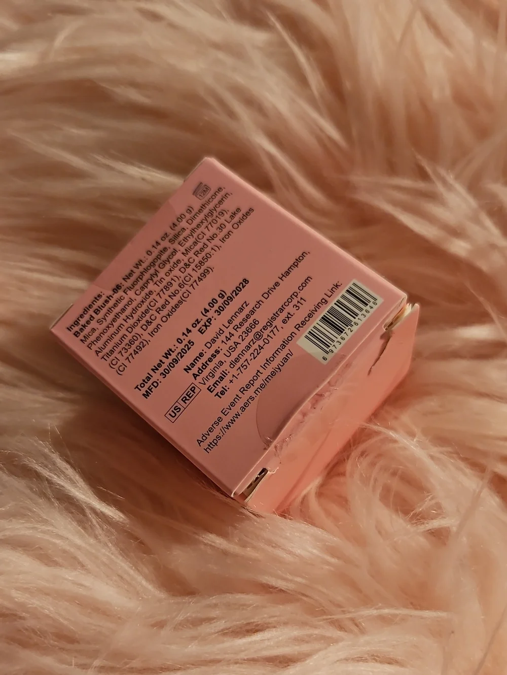 🆕️Orange Pink Micro Shimmer Blush